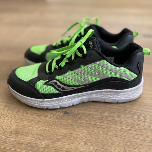 SAUCONY Kids' Dash Running Shoes sz 7 M  Green/Black - Picture 5 of 6